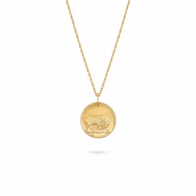 VAN CLEEF ARPELS ZODIAQUE MEDAL ARIETIS (ARIES) - YELLOW GOLD  VCARP7SQ00